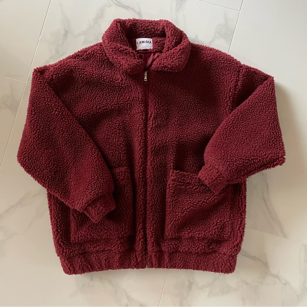 I. Am. Gia pixie teddy coat